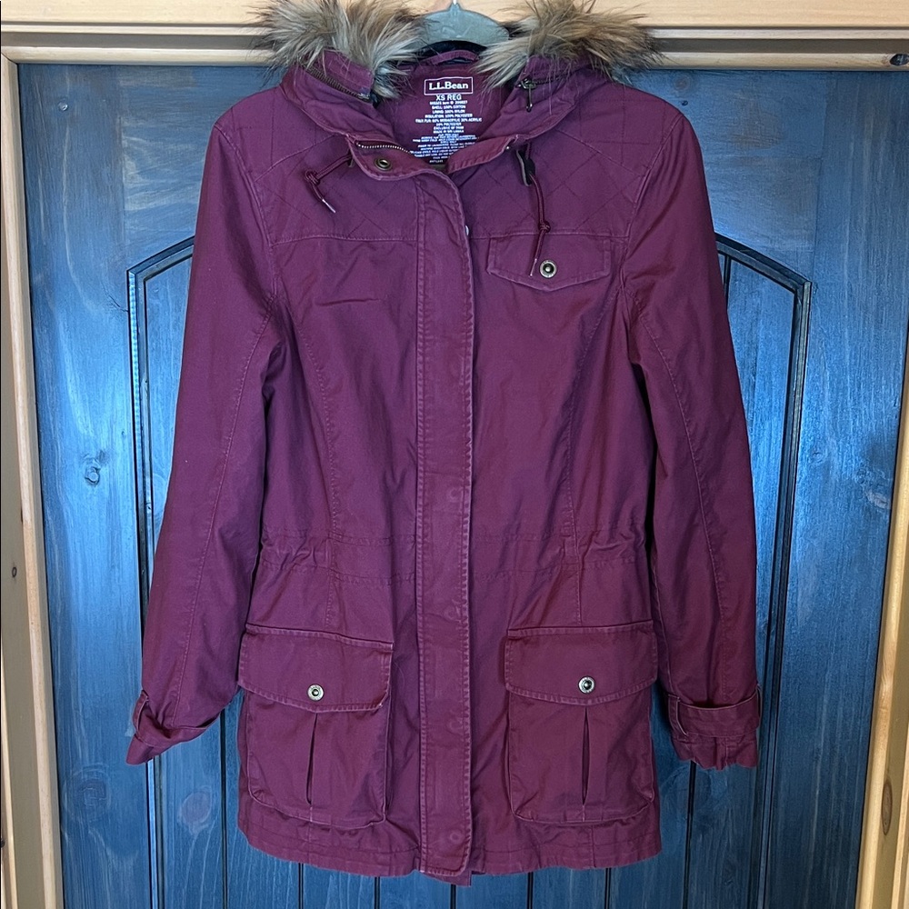 L.L. Bean Women's Burgundy Ski Jacket